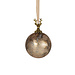 Mars & More decoratie bal hert antiek bruin 12cm