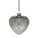 Mars & More decoratie hart zilver 17cm