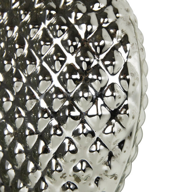 Mars & More decoratie hart zilver 17cm