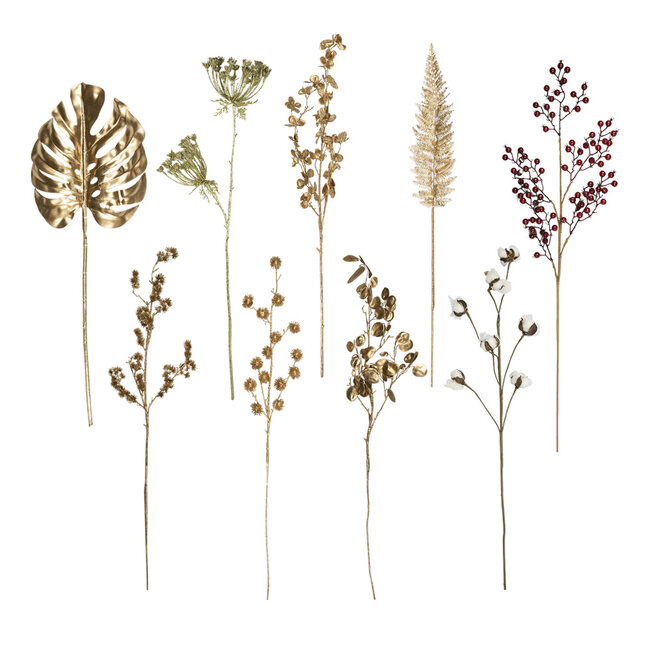 Mars & More siertak distel goud champagne 97cm*