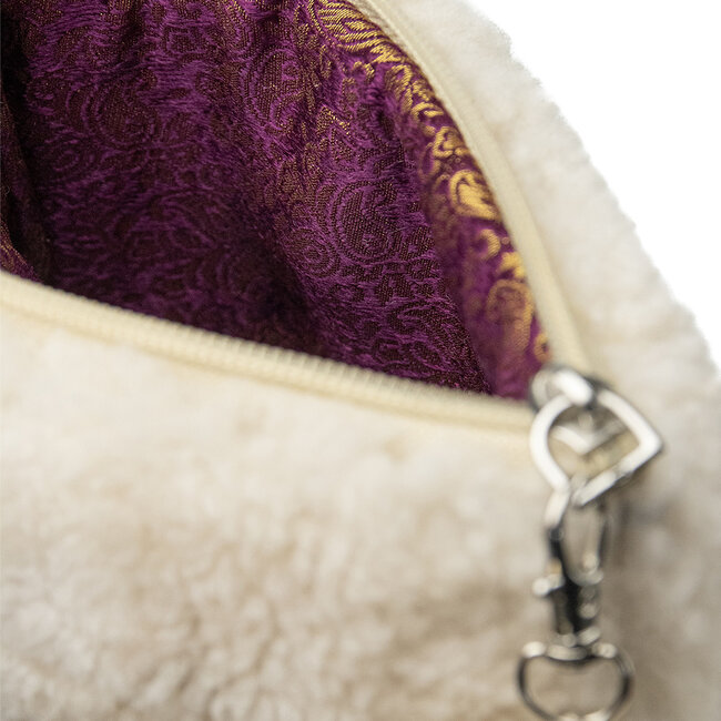 Mars & More schaap wit etui met hartje 15cm