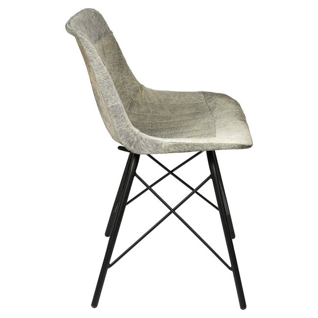 Mars & More stoel koe grijs x 79cm (zelfmontage)