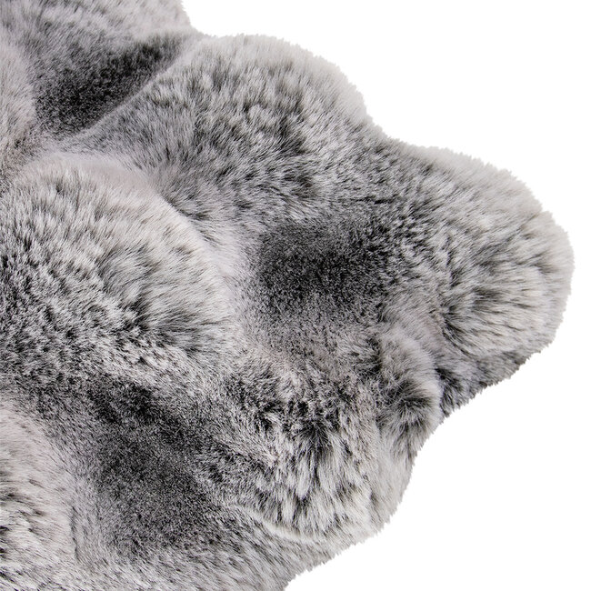 Mars & More groot kussen teddy bubble grijs 40x60cm