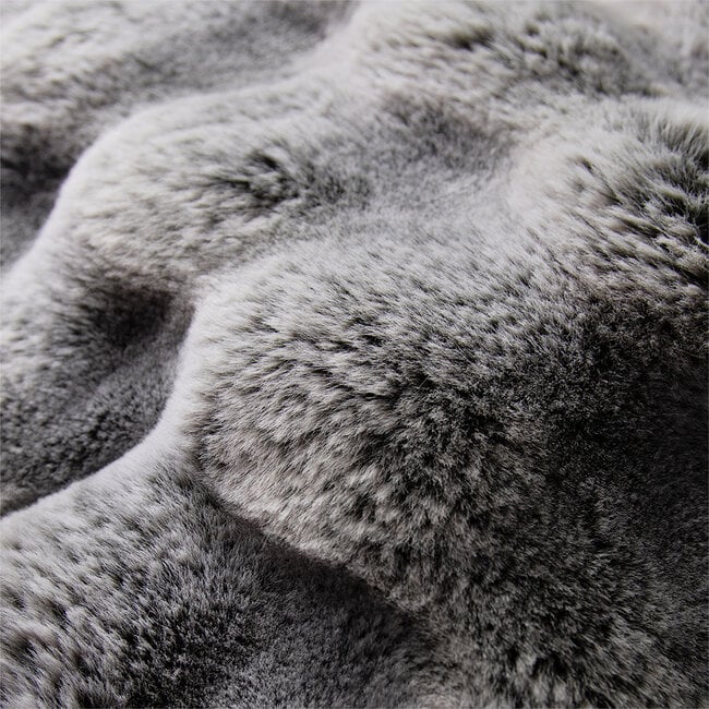 Mars & More half kussen teddy bubble grijs 30x50cm