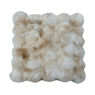 Mars & More kussen teddy bubble beige 45x45cm