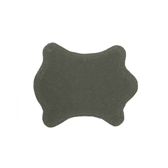 Mars & More onderzetter koe koevorm grijs 11x10cm