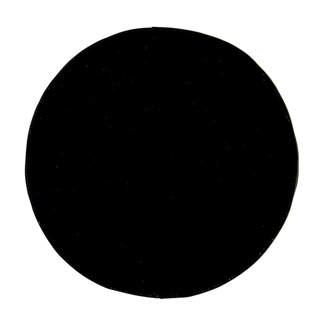 Mars & More placemat koehuid rond bruin/wit Ø38cm