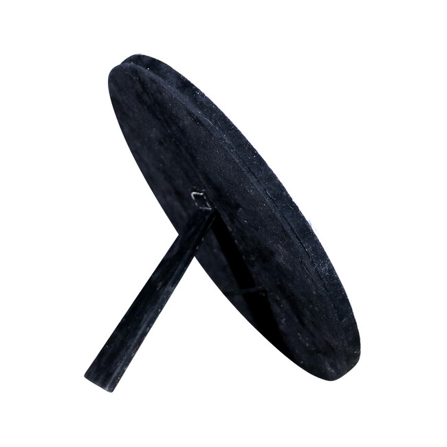 Mars & More spiegel rond standaard koe zwart/wit 25cm*