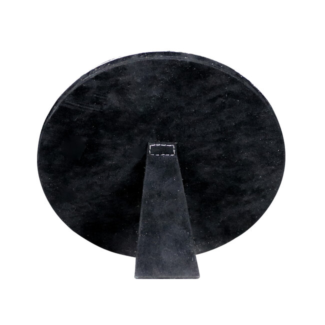 Mars & More spiegel rond standaard koe zwart/wit 25cm*