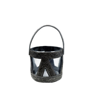 Mars & More *windlicht koe hengsel grijs 10cm*