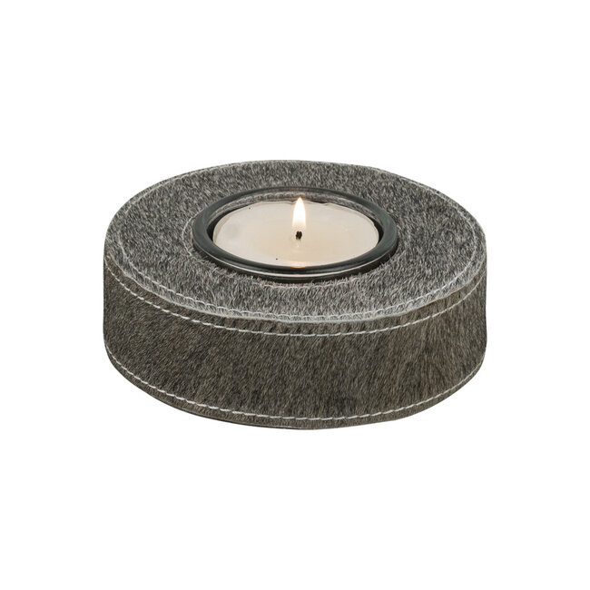 Mars & More windlicht koe grijs 13cm*