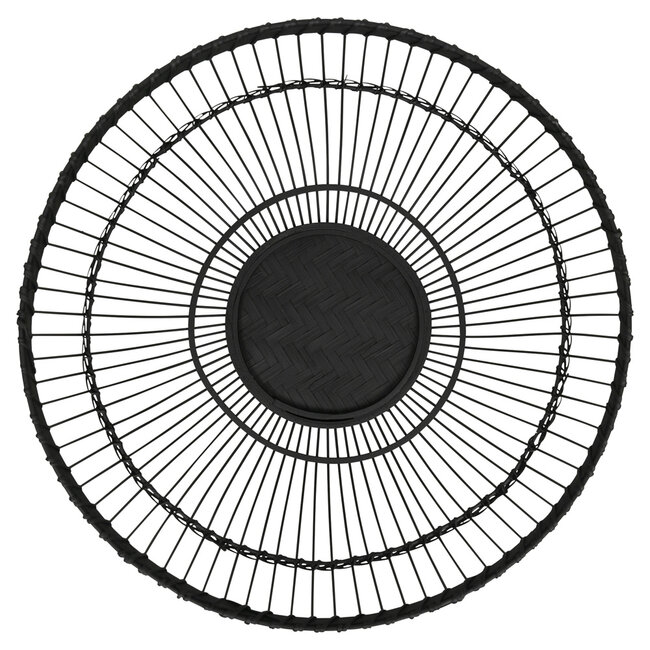 Mars & More bamboe manden zwart (set van 2)*