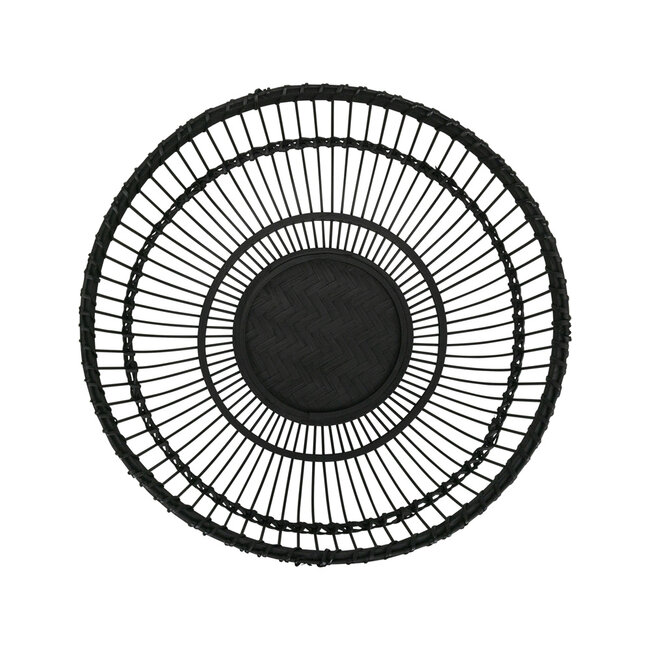 Mars & More bamboe manden zwart (set van 2)*