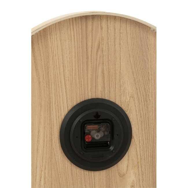 J-line Wandklok Mdf Naturel Groot 53 cm