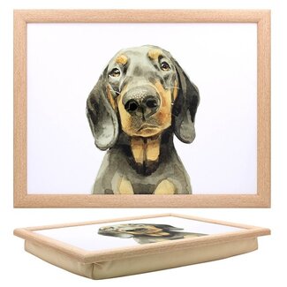 Lesser & Pavey Schootkussen gladharige teckel  44 x 33 x 6  cm