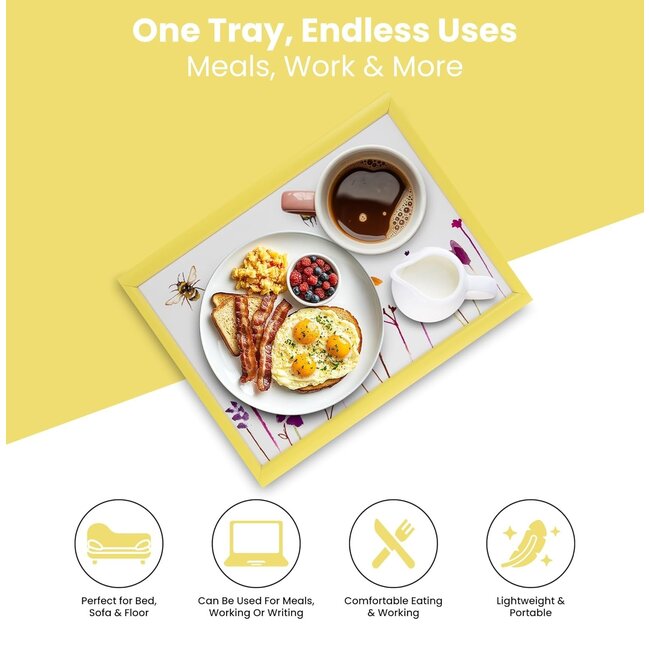 Lesser & Pavey Schootkussen laptray  Busy Bees  44 x 33 x 6 cm