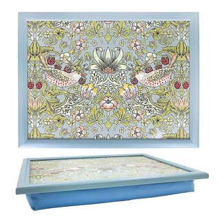 Lesser & Pavey Schootkussen laptray  Strawbarry thief   44 x 33 x 6 cm