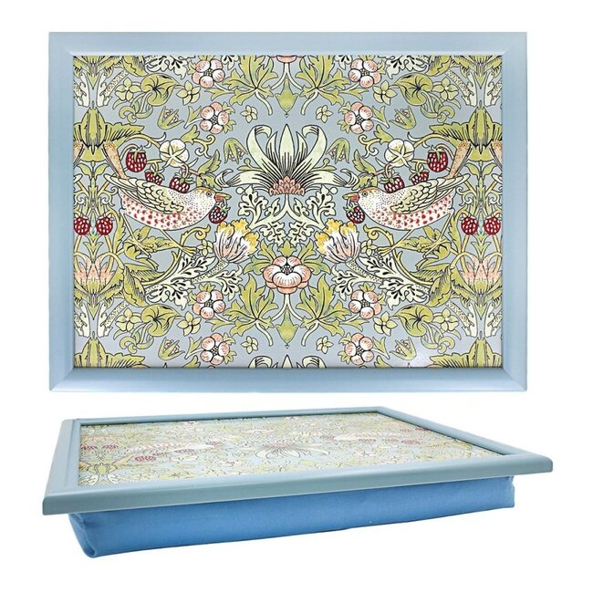 Lesser & Pavey Schootkussen laptray  Strawbarry thief   44 x 33 x 6 cm