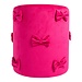 Mars & More Strik Poef fluweel fuchsia 35x35x40cm