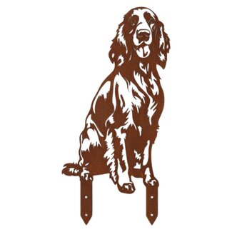 Siermetaal Tuindecoratie Ierse setter - levensgroot - 90 cm x 45 cm