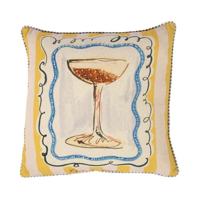 Mars & More Kussen Artisan Espresso martini print 45x45cm