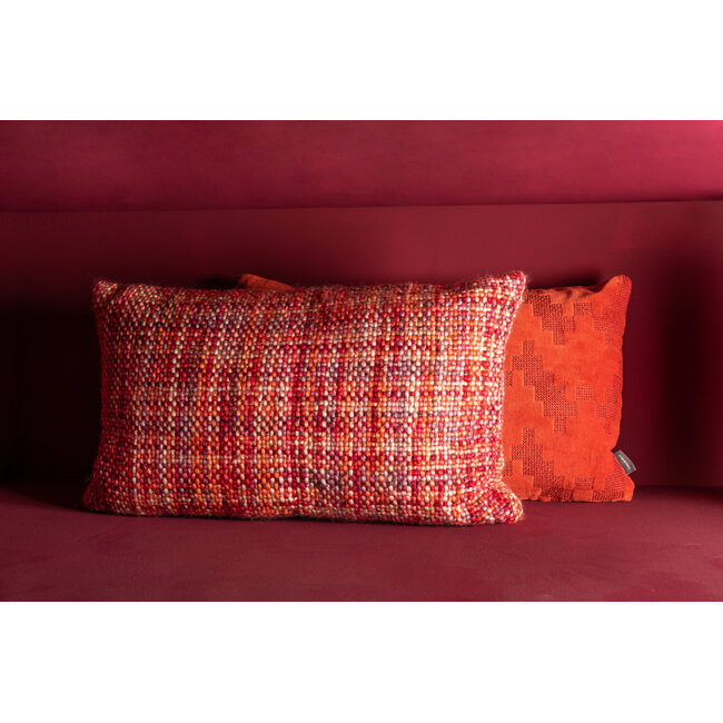 Linen & More Yara kussen multicolor 30x50cm