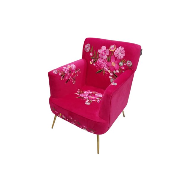 Mars & More Stoel Joy fuchsia 66,5x68x97cm