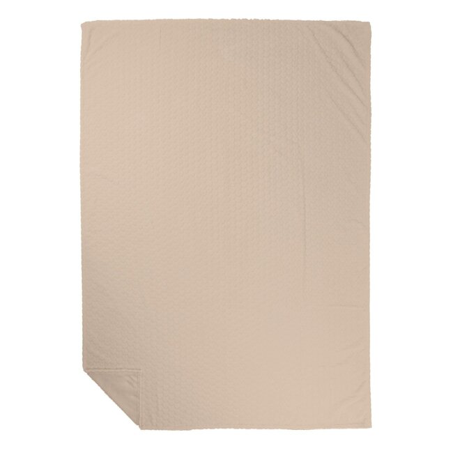 Linen & More Plaid Hartjes Beige 140x200cm