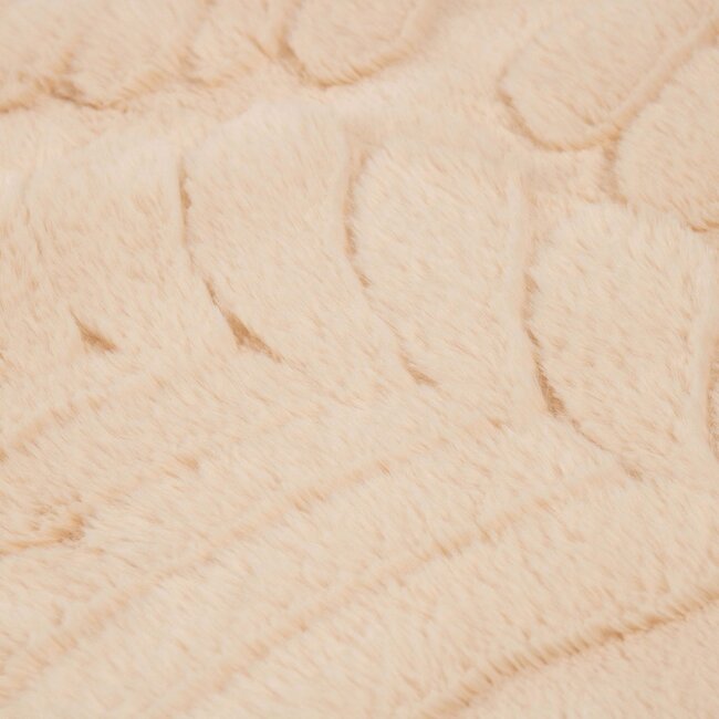 Linen & More Plaid Bladeren Beige 140x200cm