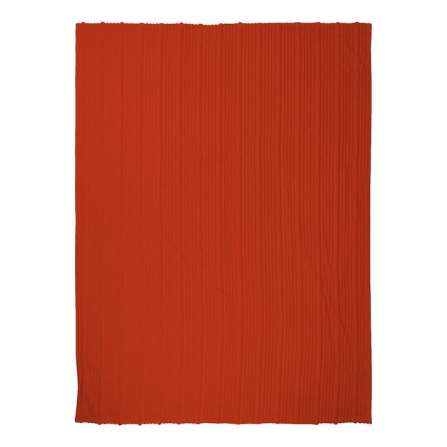 Linen & More Plaid Strepen Oranje 140x200cm