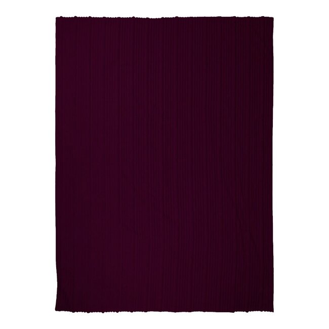 Linen & More Plaid Strepen Paars 140x200cm