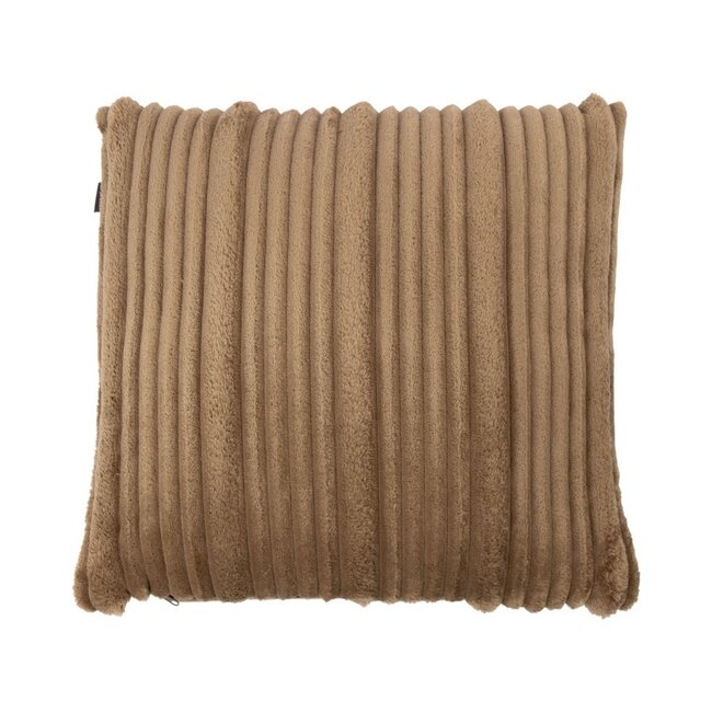 Linen & More Kussen Strepen Taupe 45x45cm