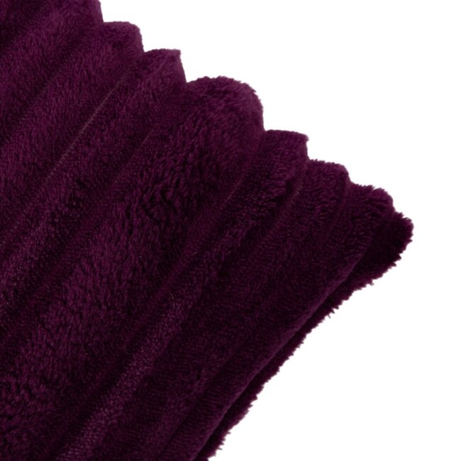 Linen & More Kussen Strepen Paars 45x45cm