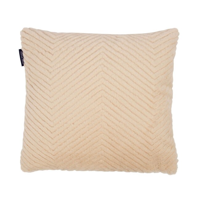Mars & More Kussen Visgraat Beige 45x45cm