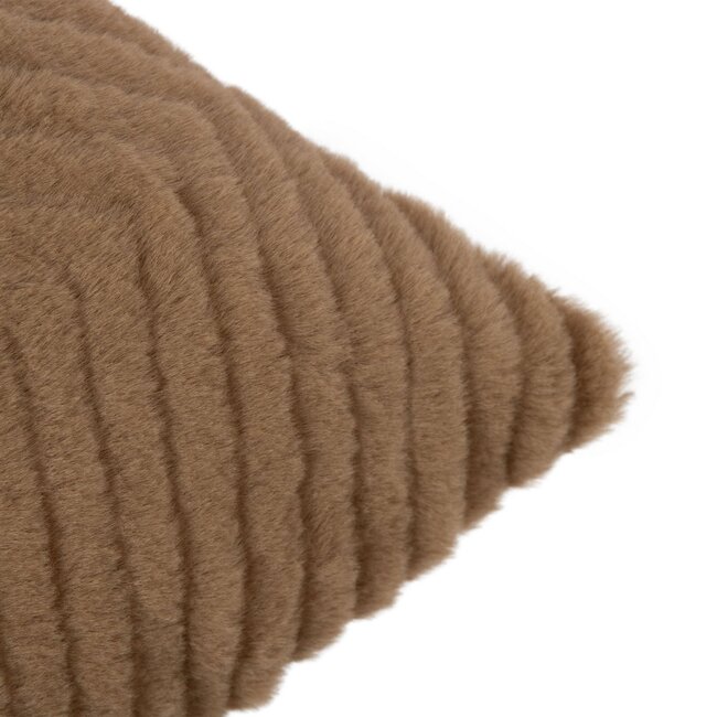 Mars & More Kussen Visgraat Taupe 45x45cm