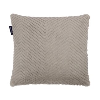 Mars & More Kussen Visgraat Grijs 45x45cm