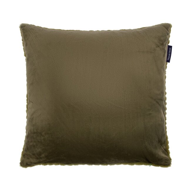 Mars & More Kussen Visgraat Groen 45x45cm