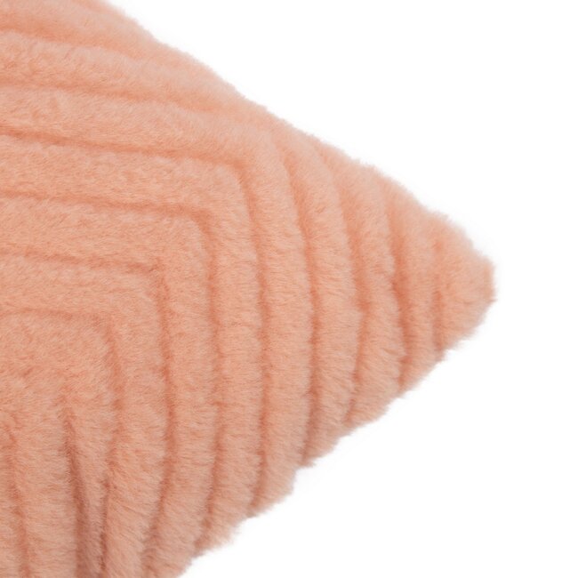 Mars & More Kussen Visgraat Roze 45x45cm