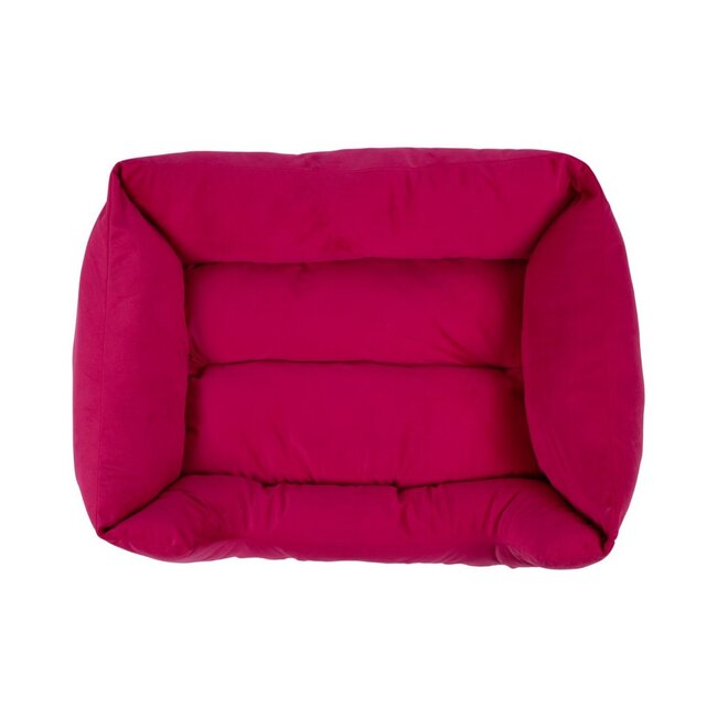 Mars & More Dierenmand L borduurwerk fuchsia roze 80x60x22cm