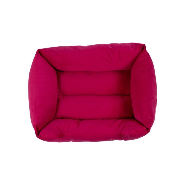 Mars & More Dierenmand M borduurwerk fuchsia roze 65x50x20cm