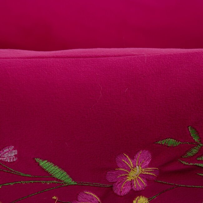 Mars & More Dierenmand M borduurwerk fuchsia roze 65x50x20cm