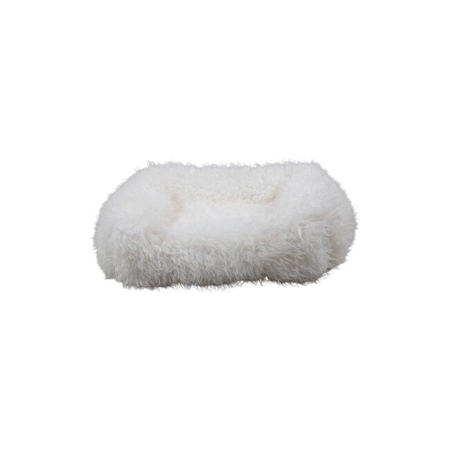 Mars & More Dierenmand S tibetan lamb off white 55x42x15cm