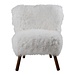 Mars & More stoel tibetan lamb off white 60x72x74cm