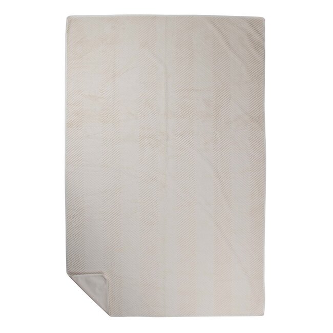 Mars & More Plaid Visgraat Off White 140x200cm