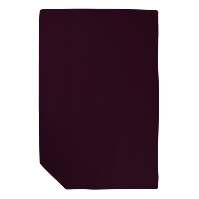 Mars & More Plaid Visgraat Paars 140x200cm