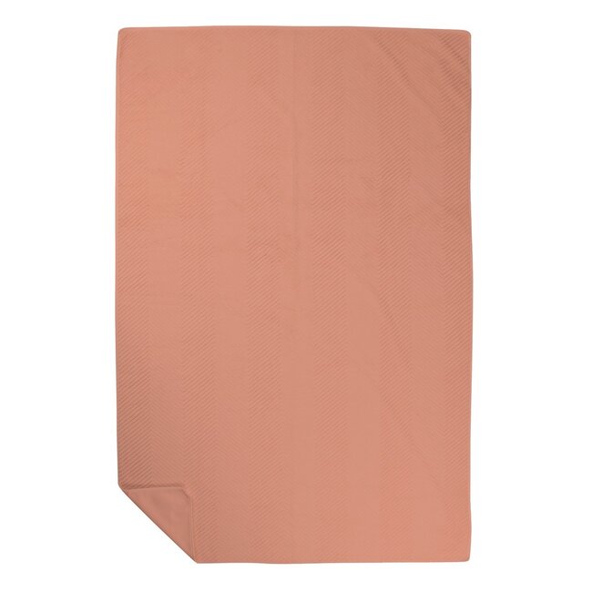 Mars & More Plaid Visgraat Roze 140x200cm