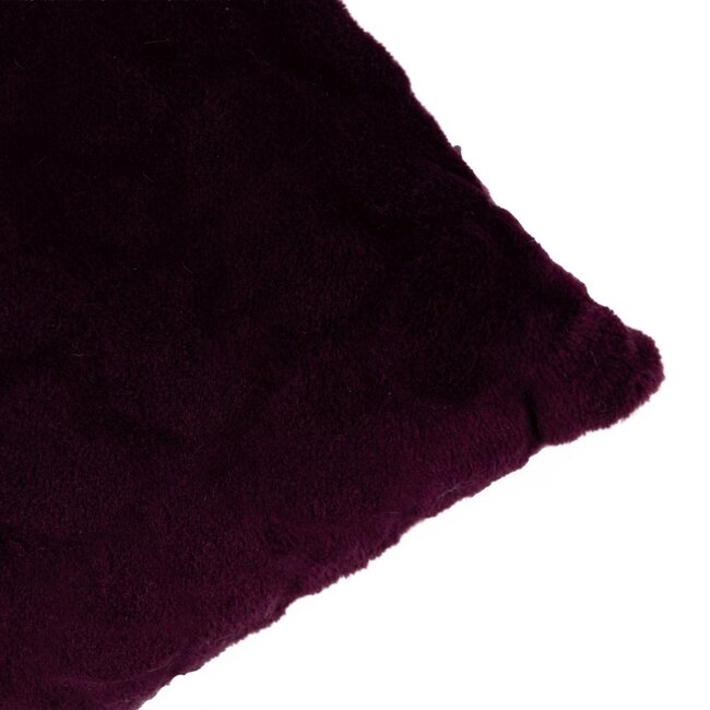 Linen & More Kussen Hartjes Paars 45x45cm