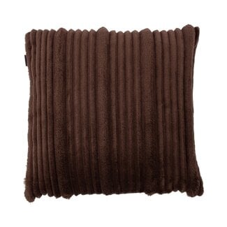 Linen & More Kussen Strepen Bruin 45x45cm