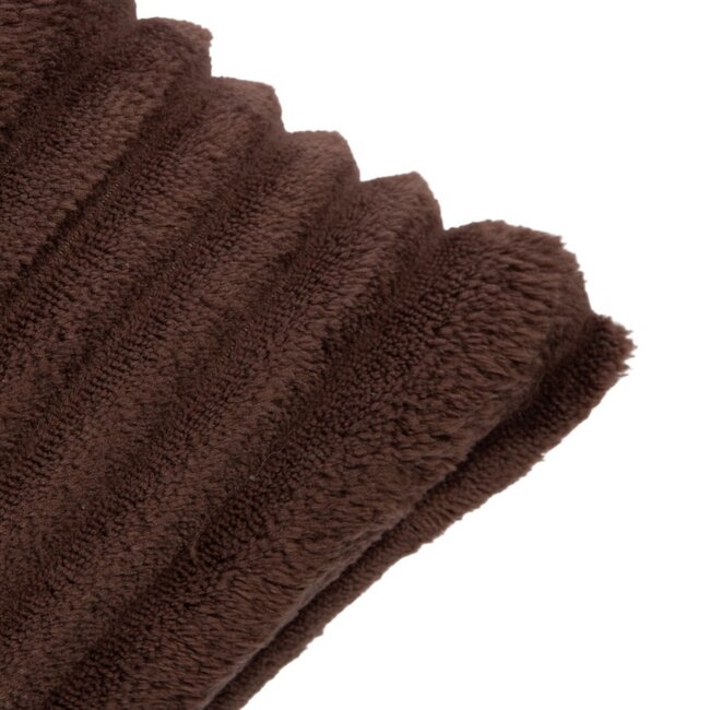 Linen & More Kussen Strepen Bruin 45x45cm