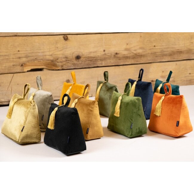 Mars & More fluwelen deurstopper honing 18cm